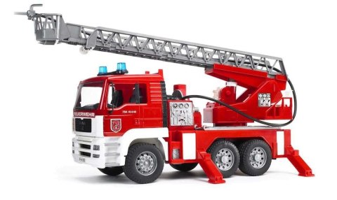 Samochód man staż pożarna z drabina,pompa i sygnał