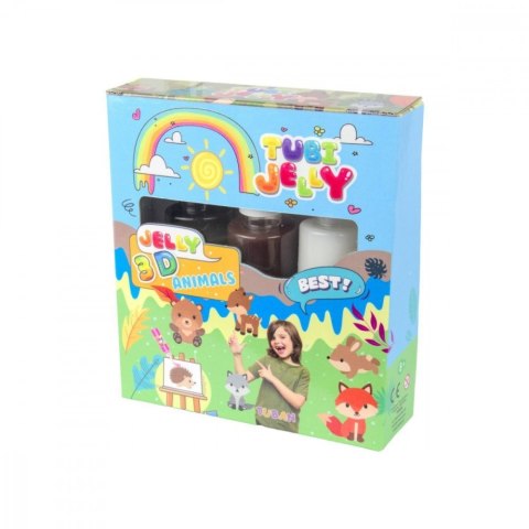 Zestaw tubi jelly 3 kolory - zwierzątka