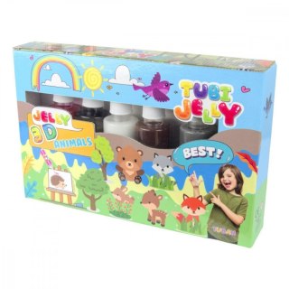 Zestaw tubi jelly 6 kolorów - zwierzątka