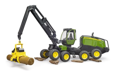 Harwester john deere 1270g z konarem drzewa