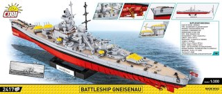 Klocki historical collection battleship gneisenau