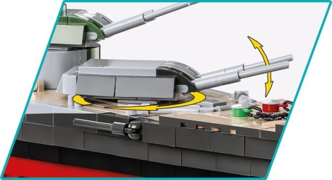 Klocki historical collection battleship tirpitz 2810 elementów