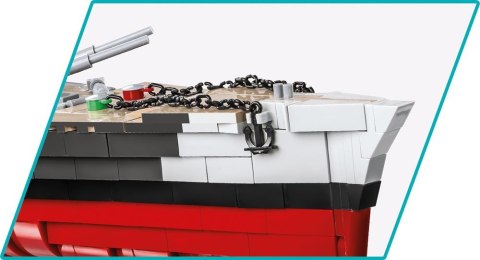 Klocki historical collection battleship tirpitz 2810 elementów