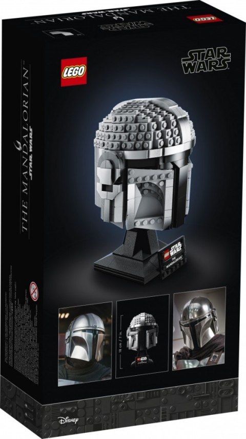 Klocki star wars 75328 hełm mandalorianina