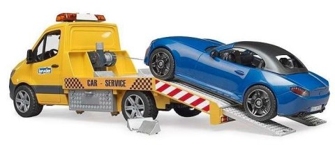 Pojazd mercedes sprinter laweta pomocy drogowej z modułem świetlno-dźwiękowym