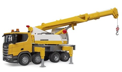 Pojazd scania super 560r ciężarówka z dźwigiem