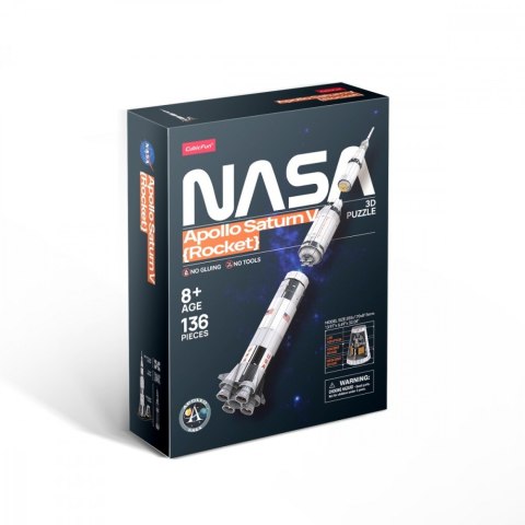 Puzzle 3d rakieta apollo saturn
