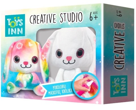 Zestaw kreatywny creative studio królik maskotka do kolorowania