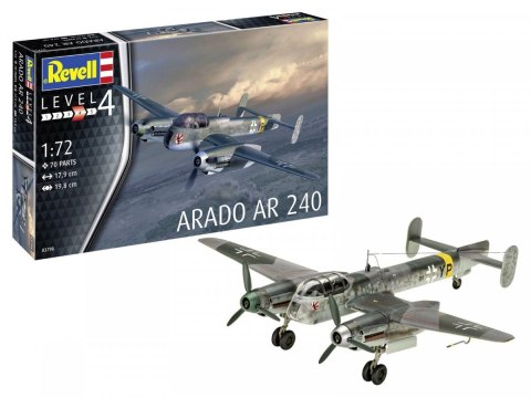 Model plastikowy arado ar-240 1/72
