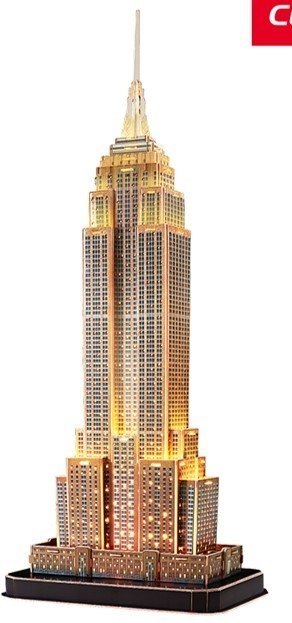 Puzzle 3d 37 elementów empire state building
