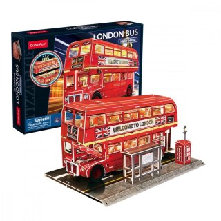 Puzzle 3d - londyński autobus