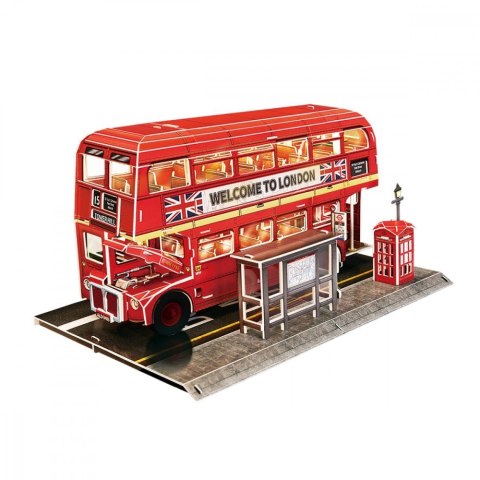 Puzzle 3d - londyński autobus