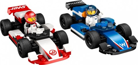 Klocki city 60464 f1 bolidy williams racing i haas f1