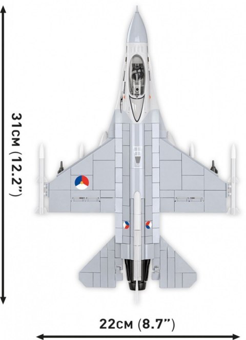 Klocki f-16 am fighting falcon 425 klocków