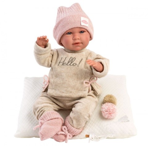 Lalka bobas mimi płacząca z poduszką 42 cm