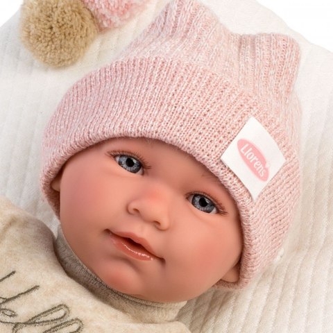 Lalka bobas mimi płacząca z poduszką 42 cm