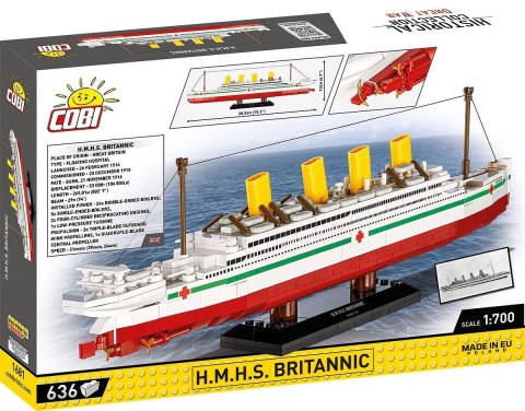 Klocki h.m.h.s. britannic 636 klocków
