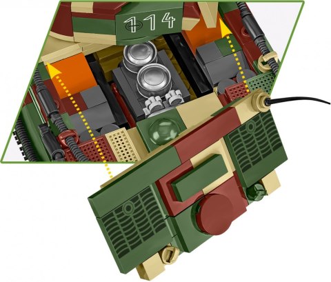 Klocki pz.kpfw. vi tiger ausf. e 870 klocków