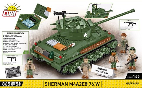 Klocki sherman m4a2e8 865 klocków