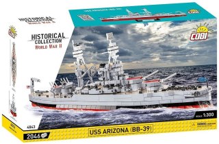 Klocki uss arizona bb-39 2046 klocków