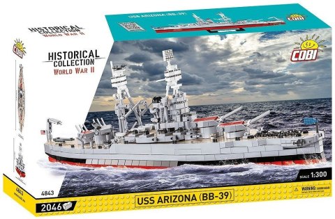 Klocki uss arizona bb-39 2046 klocków