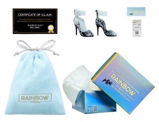 Akcesoria rainbow high buty display 27 sztuk