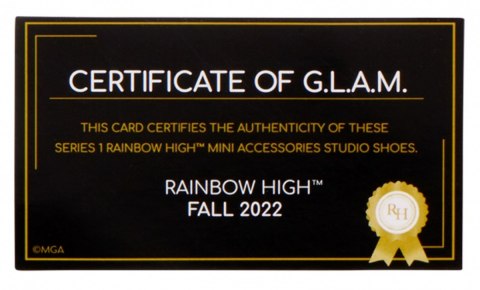 Akcesoria rainbow high buty display 27 sztuk