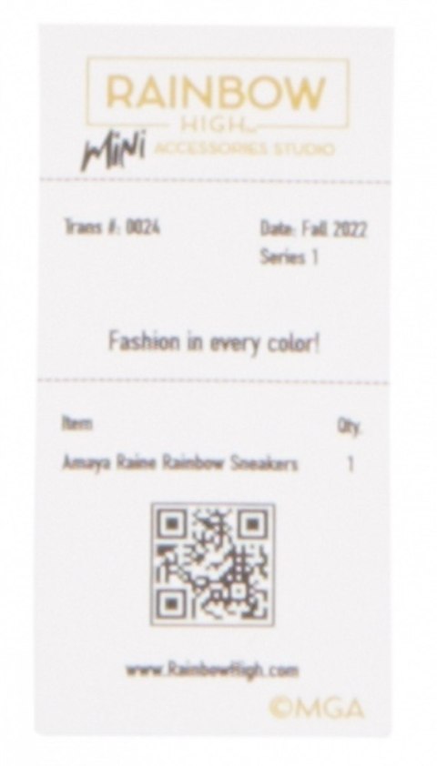Akcesoria rainbow high buty display 27 sztuk