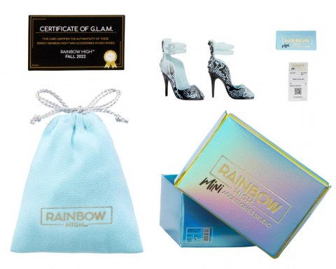 Akcesoria rainbow high buty display 27 sztuk