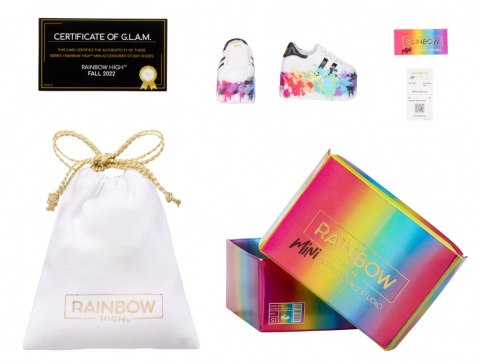 Akcesoria rainbow high buty display 27 sztuk