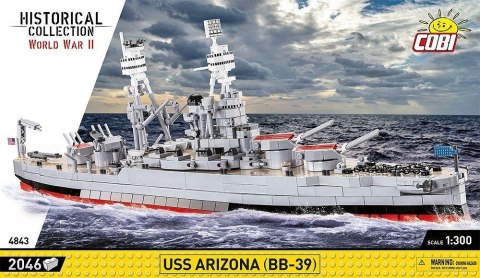 Klocki uss arizona bb-39 2046 klocków