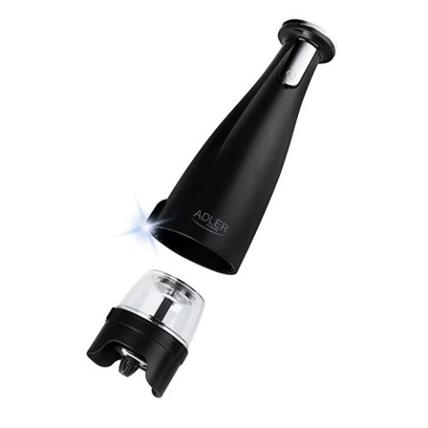 AD 4449 black Młynek do przypraw, soli i pieprzu - zestaw 3 młynków - usb