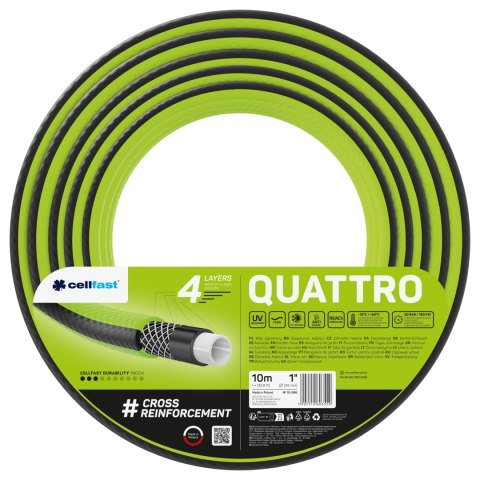 Wąż ogrodowy QUATTRO 1" 10 m