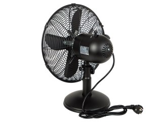 44-658# Wentylator stołowy 30cm czarny metalowy