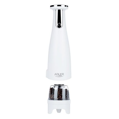 AD 4449 white Młynek do przypraw, soli i pieprzu - zestaw 3 młynków - usb