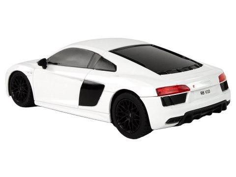 Auto Samochód Zdalnie Sterowany RC Audi R8 Rastar Pilot Białe 1:24