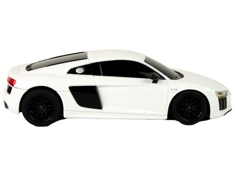Auto Samochód Zdalnie Sterowany RC Audi R8 Rastar Pilot Białe 1:24