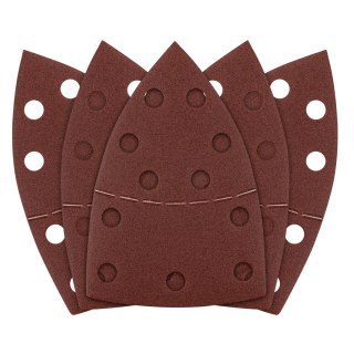 Papiery ścierne na rzep, żelazko 102 x 152 mm, P150, 5 szt., z 11 otworami