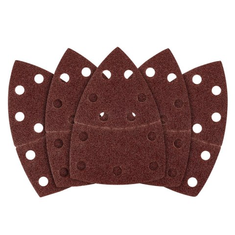 Papiery ścierne na rzep, żelazko 102 x 152 mm, P40, 5 szt., z 11 otworami