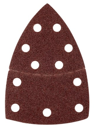 Papiery ścierne na rzep, żelazko 102 x 152 mm, P40, 5 szt., z 11 otworami