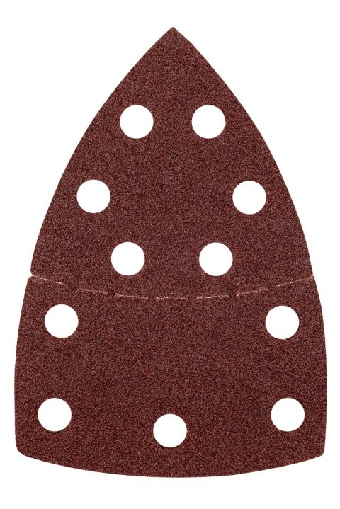 Papiery ścierne na rzep, żelazko 102 x 152 mm, P60, 5 szt., z 11 otworami