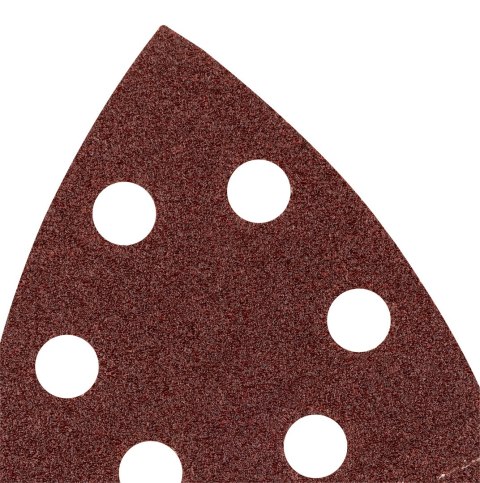 Papiery ścierne na rzep, żelazko 102 x 152 mm, P60, 5 szt., z 11 otworami