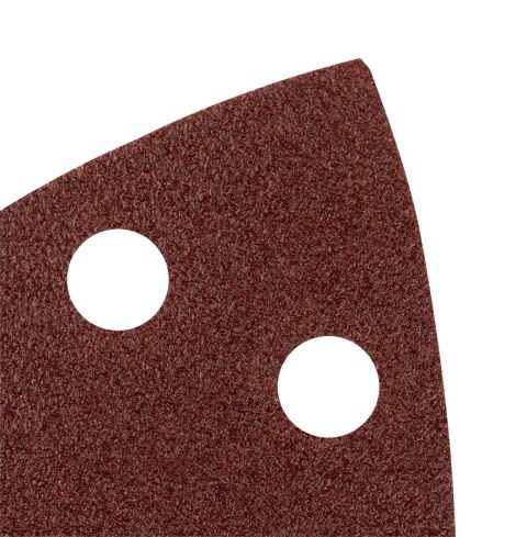 Papiery ścierne na rzep, żelazko 102 x 152 mm, P80, 5 szt., z 11 otworami