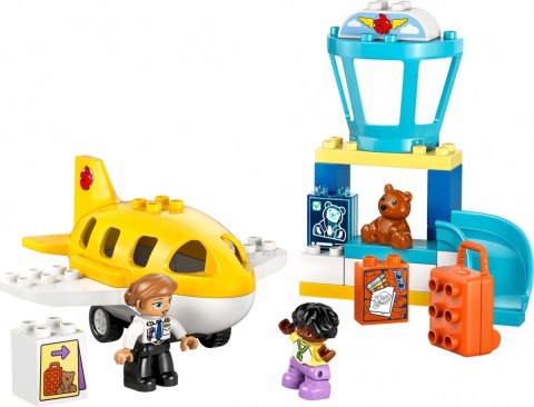 Klocki duplo 10443 pierwszy raz: na lotnisku