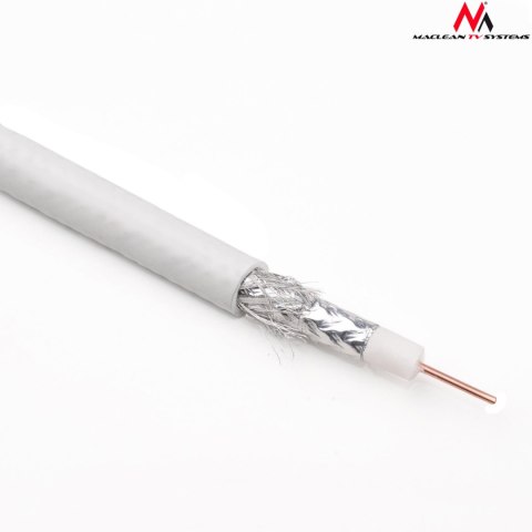 Kabel koncentryczny Maclean, Przewód antenowy satelitarny, 1.0CCS RG6, 100M, MCTV-572