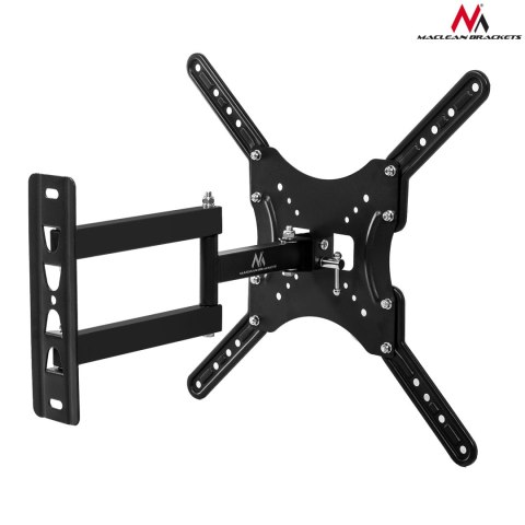 Uchwyt / wieszak do telewizora lub monitora Maclean, uniwersalny, max vesa 400x400, 13-60", 30kg, czarny, MC-759