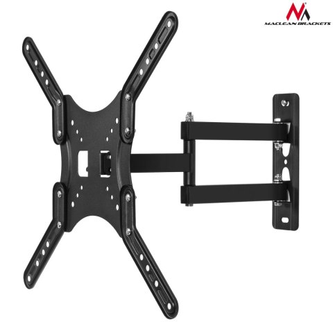 Uchwyt / wieszak do telewizora lub monitora Maclean, uniwersalny, max vesa 400x400, 13-60", 30kg, czarny, MC-759
