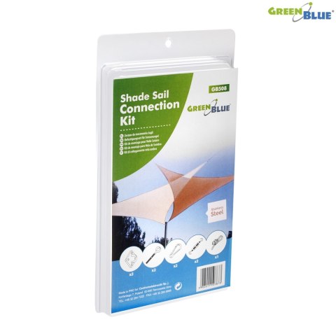 Zestaw metalowy do mocowania żagli GB508