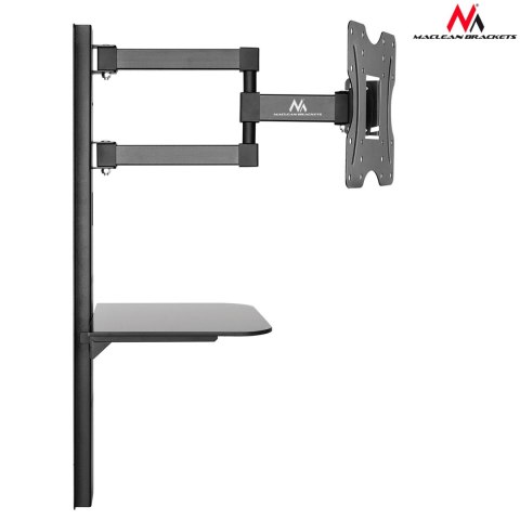 Uchwyt / wieszak do TV z półką Maclean, vesa 200x200 , 23"-42", 30kg, MC-771