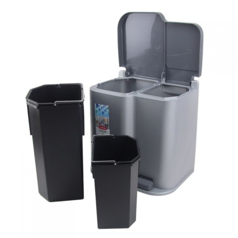 Kosz do segregacji śmieci Curver Duo Pedalbin